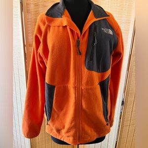 The North Face Vibrant Orange and Black Jacket